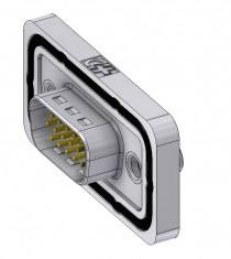 Deltron Connectors HD-DWM15PZ/2M85UN D-SUB plug 180 ° Number of pins: 15 Solder bucket 1 pc(s)