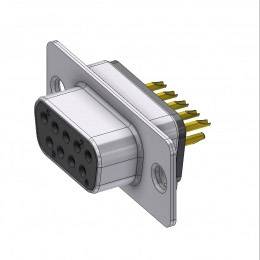 Deltron Connectors D09SZ/2FP102 D-SUB socket 180 ° Number of pins: 9 Solder bucket 1 pc(s)