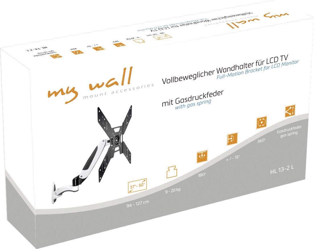 My Wall HL13-2L TV wall mount Pneumatic, Tiltable, Swivelling, Variable distance from wall 94,0 cm (37") - 127,0 cm (50")