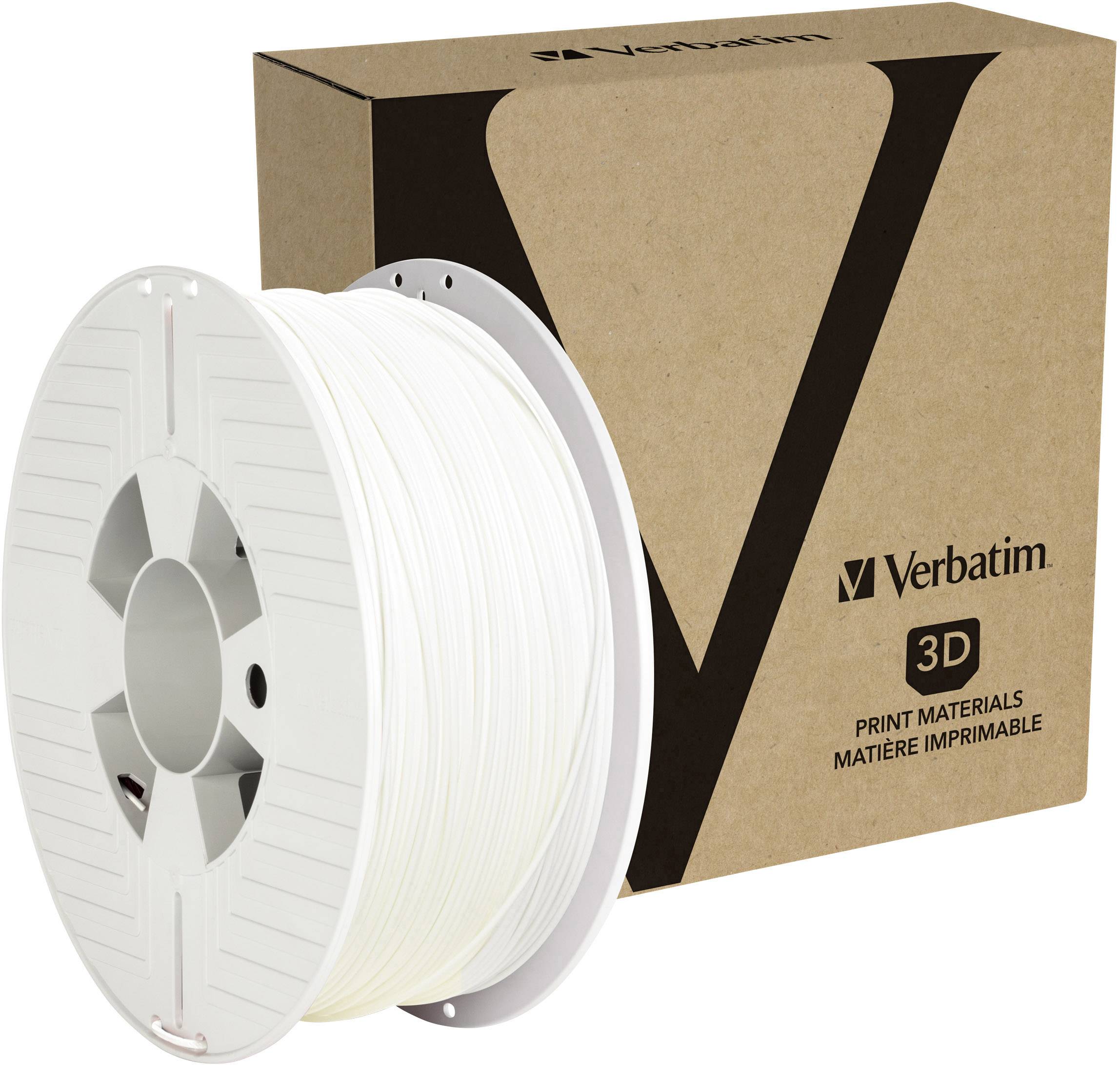 Verbatim 55050 Filament PETG 1.75 mm 1 kg White 1 pc(s)