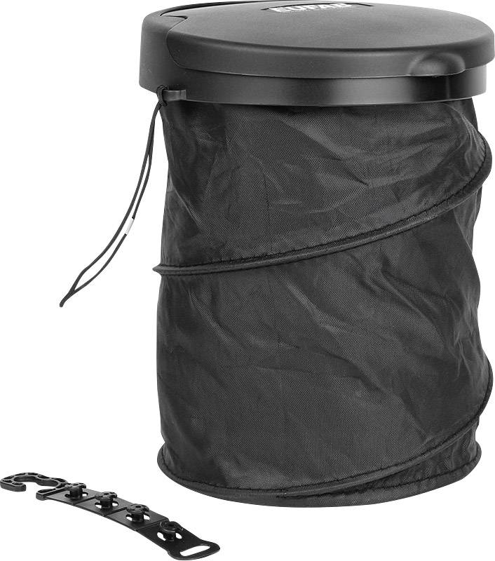 Eufab Garbage bucket foldable 17526 Garbage bin 4 l (Ø x H) 160 mm x 205 mm Black 1 pc(s)