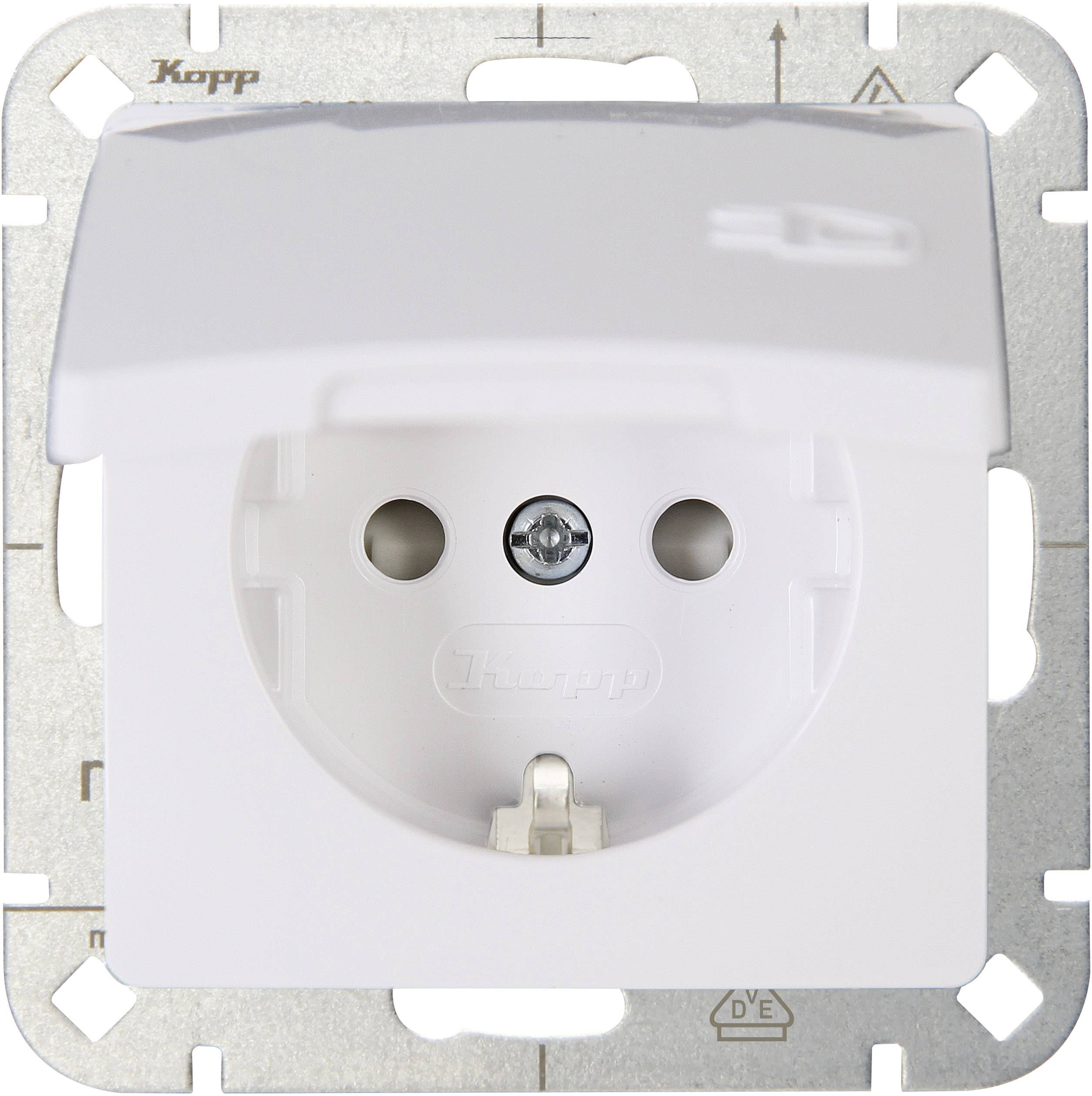 Kopp 1x Insert PG socket (+ lid) HK05 Arctic white 920802008