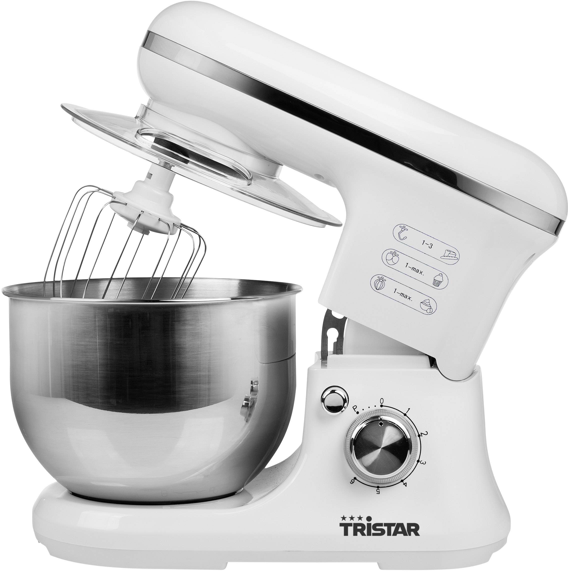 Tristar MX-4817 Food processor 1200 W White, Silver