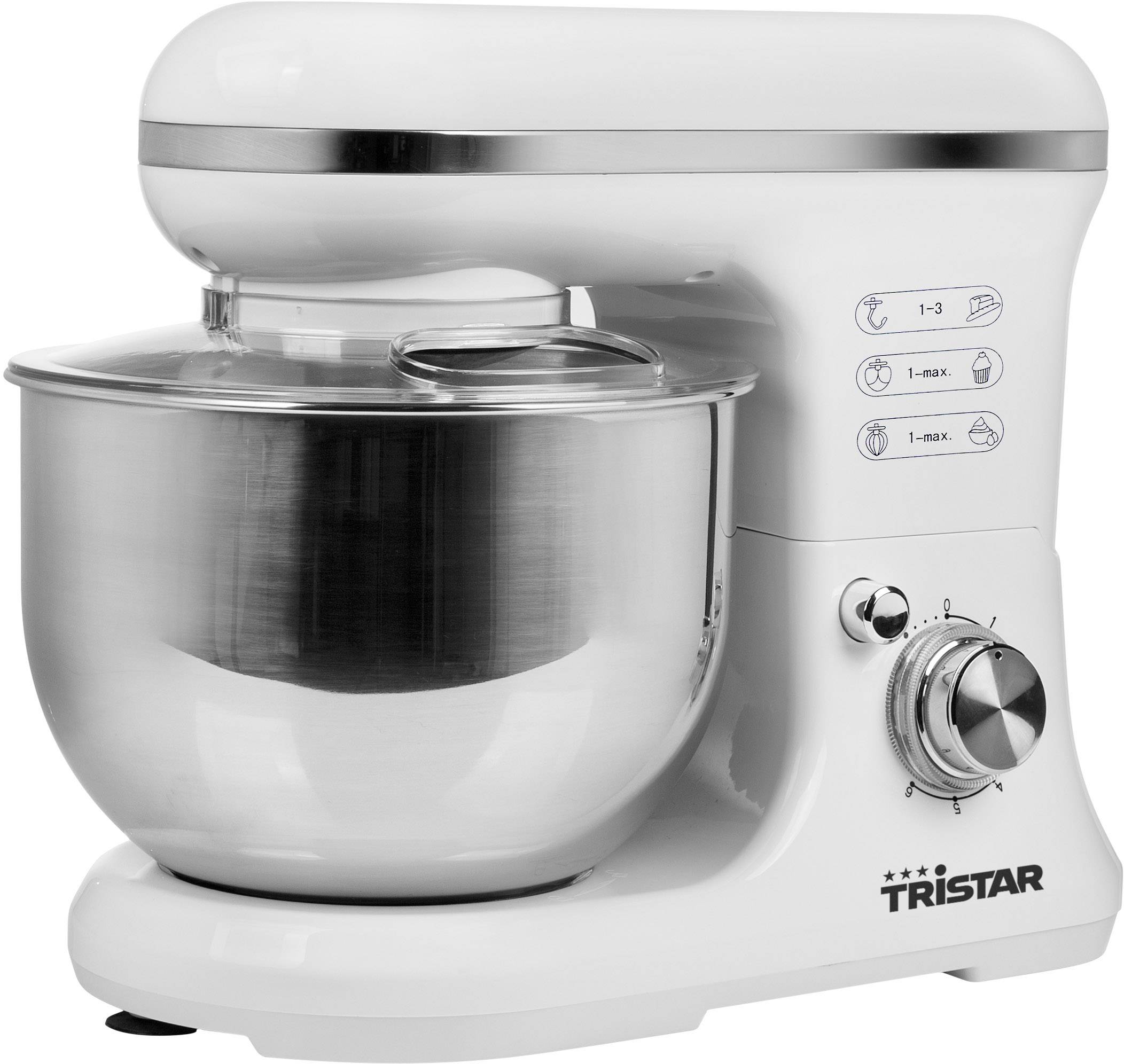 Tristar MX-4817 Food processor 1200 W White, Silver