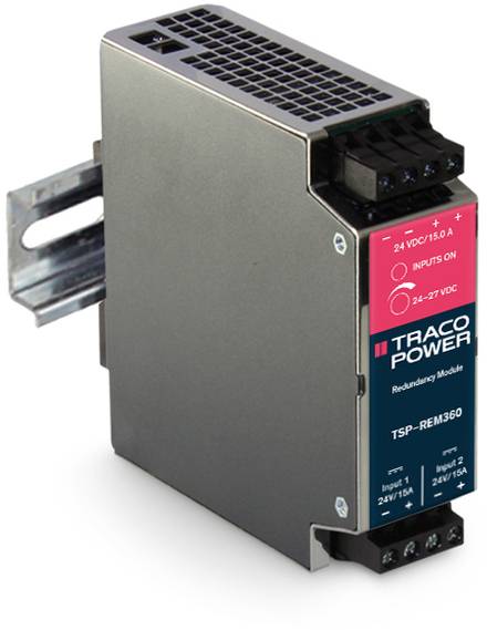 TracoPower TSP-REM360 Rail mounted redundancy (DIN) 15000 mA 360 W No. of outputs:1 x Content 1 pc(s)