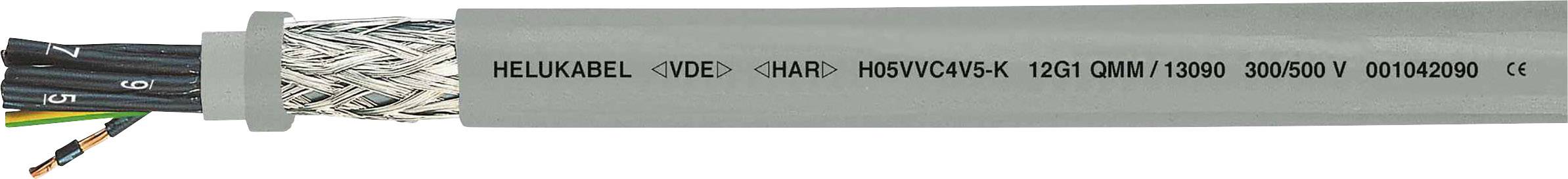 Helukabel H05VVC4V5-K (NYSLYCYÖ-JZ) Control lead 4 G 1.50 mm² Grey 13097-100 100 m