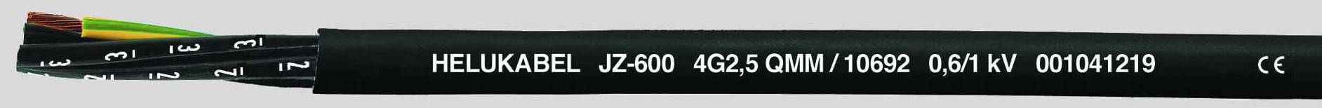 Helukabel OZ-600 Control lead 3 x 0.75 mm² Black 10584-100 100 m