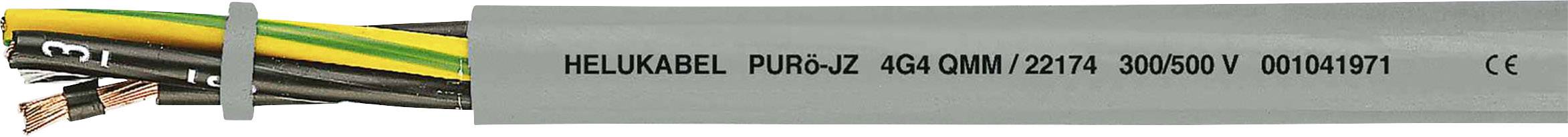 Helukabel PURö-JZ Control lead 5 G 1.50 mm² Grey 22151-100 100 m