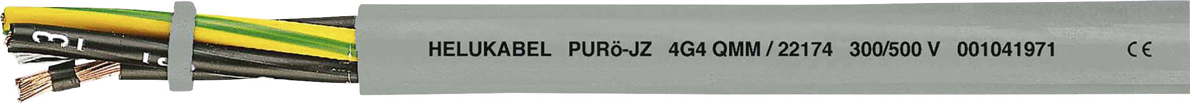 Helukabel PURö-JZ Control lead 5 G 1 mm² Grey 22135-100 100 m