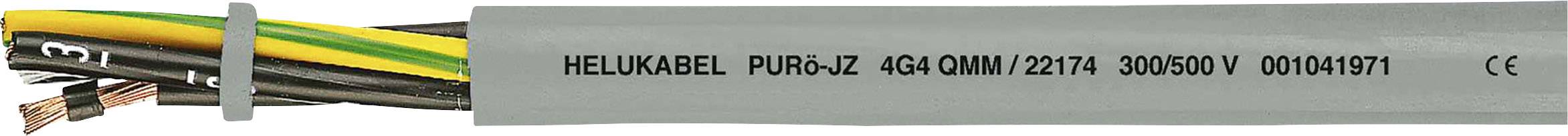 Helukabel PURö-JZ Control lead 3 G 1 mm² Grey 22133-100 100 m