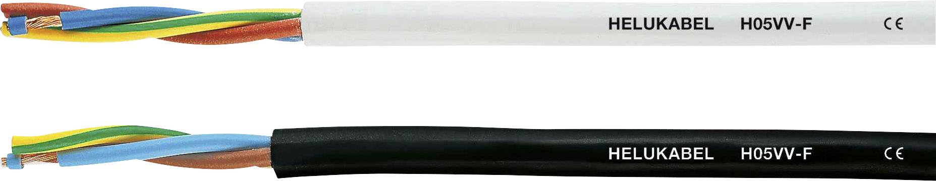 Helukabel H05VV-F Control lead 5 G 1.50 mm² Black 29472-100 100 m