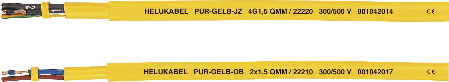 Helukabel PUR-Yellow JB Control lead 5 G 1.50 mm² Yellow 22213-100 100 m