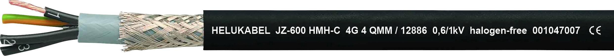 Helukabel JZ-600 HMH-C Control lead 3 G 2.50 mm² Black 12878-100 100 m