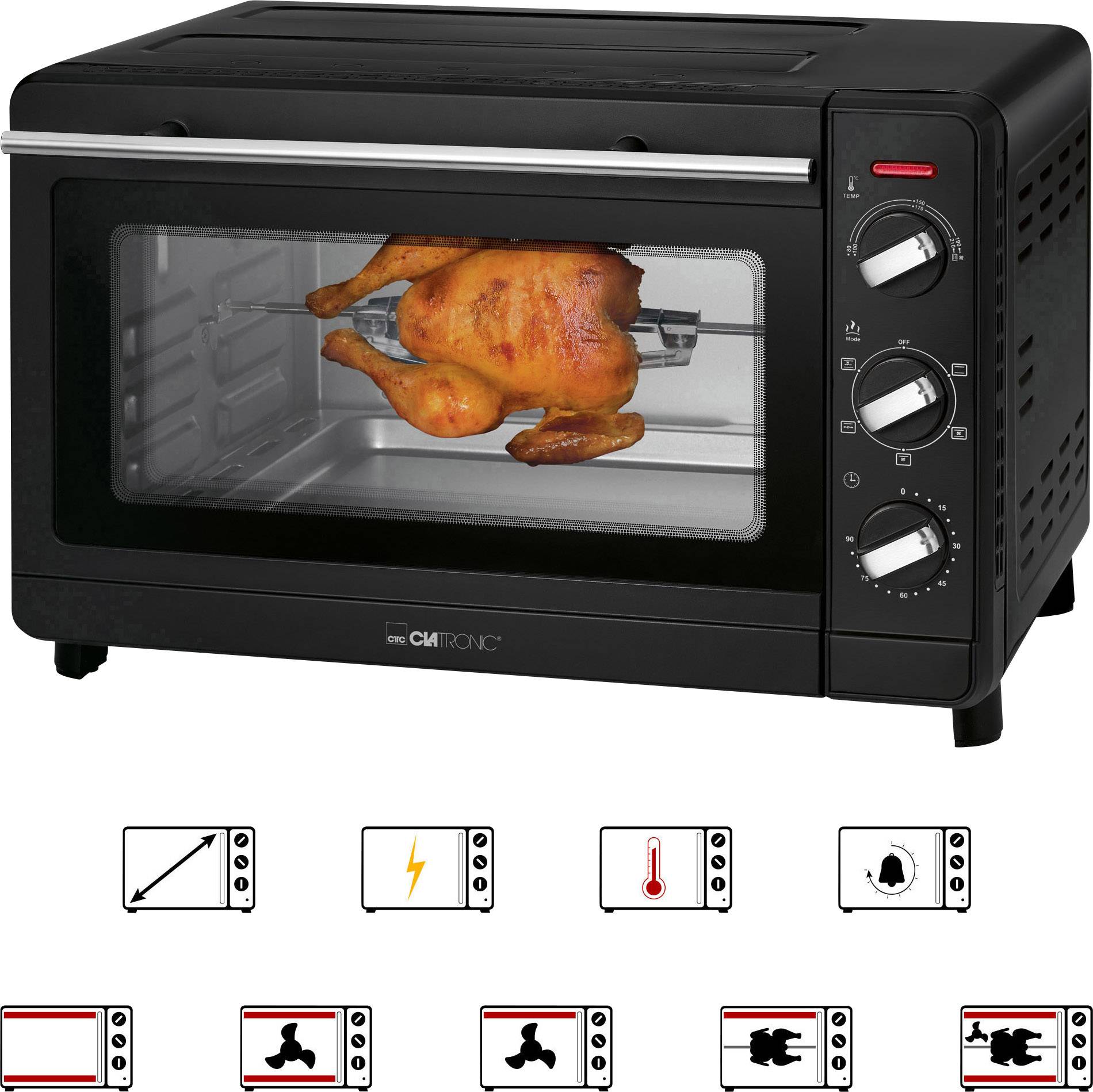 Clatronic MBG 3728 Mini oven Heat convection 30 l