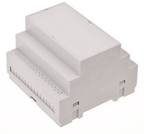 TRU COMPONENTS TC-7910884 DIN rail casing 88 x 90 x 65 ABS-V0 Grey 1 pc(s)