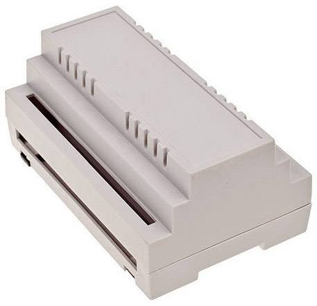 TRU COMPONENTS TC-7910908 DIN rail casing 139 x 89 x 63 ABS-V0 Grey 1 pc(s)