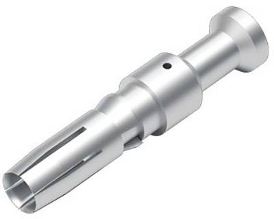 Metal object in cylindrical form with multiple recesses and an opening. Potential use as a connecting element or adapter.