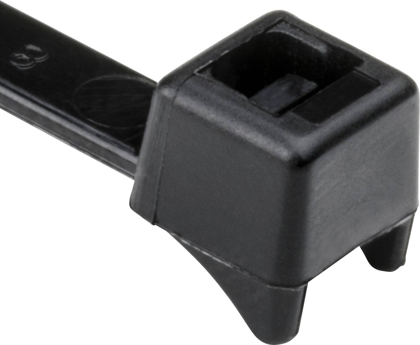 HellermannTyton 112-56019 CTT60R-PA66-BK Cable tie 205 mm 4.70 mm Black Heat-resistant 100 pc(s)