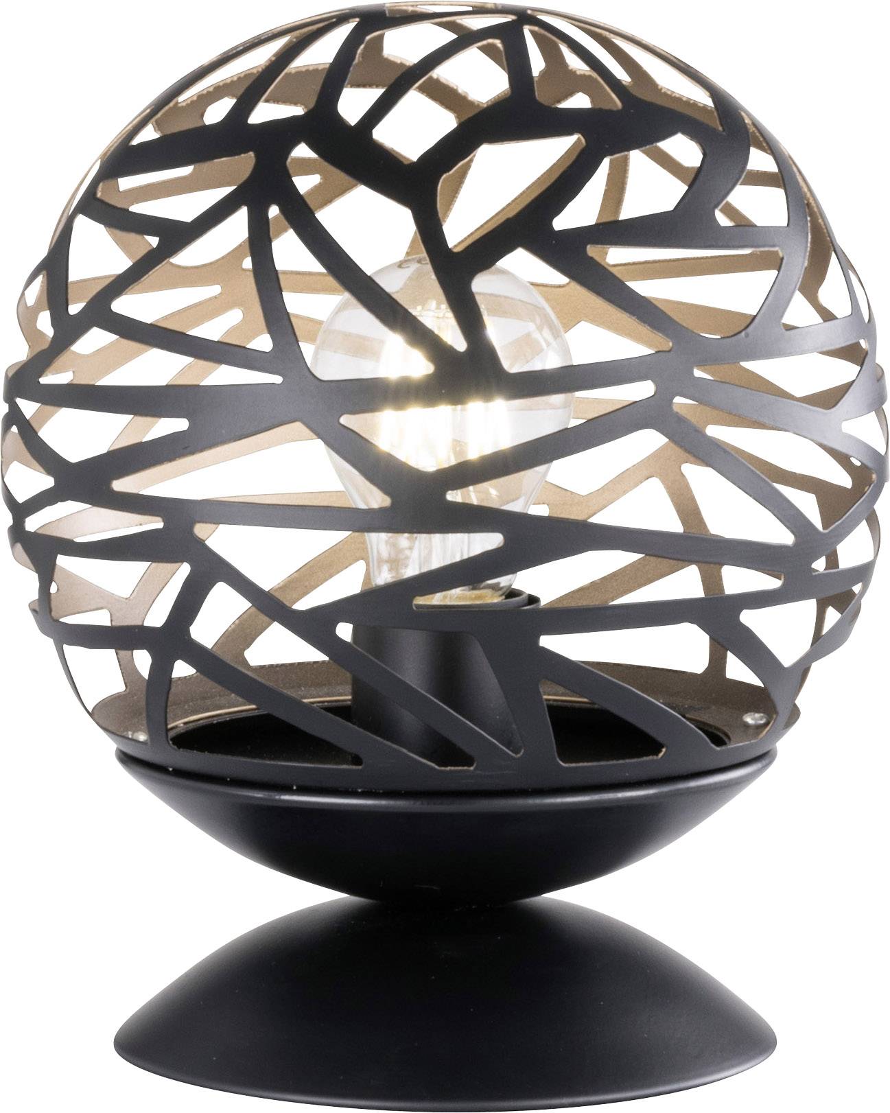 WOFI Rachel 8363.01.46.8250 Desk lamp LED (monochrome) E-27 60 W Black, Gold