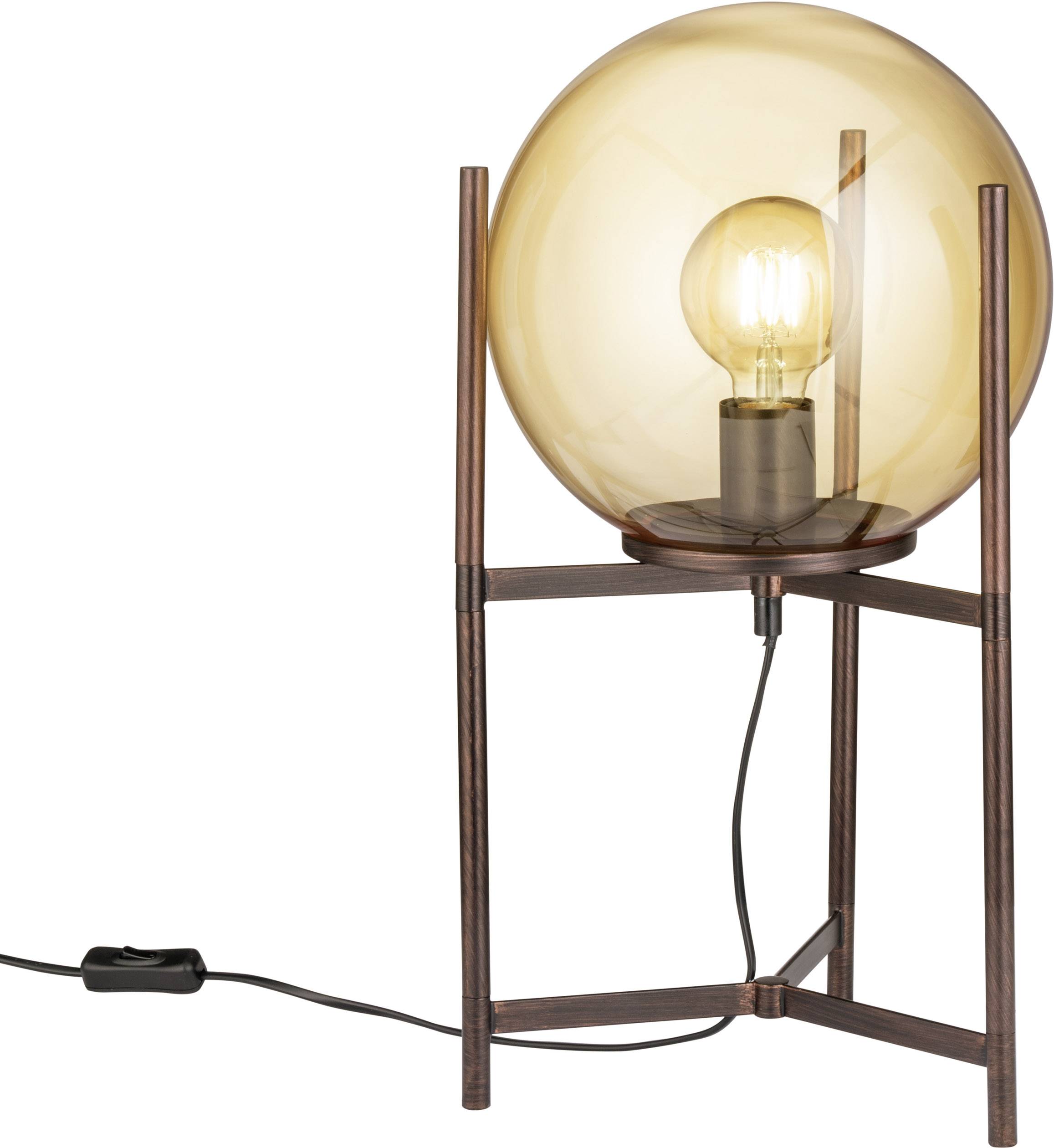 WOFI Ronda 8539.01.09.8000 Desk lamp LED (monochrome) E-27 40 W Brown