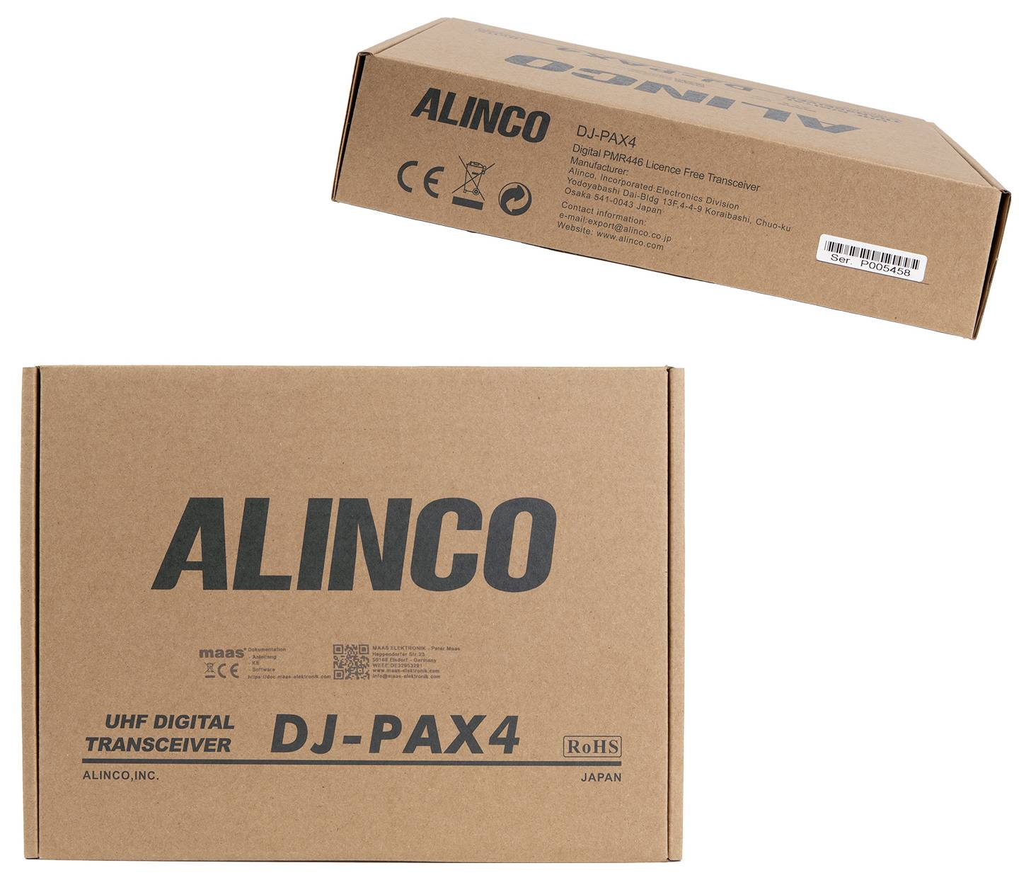 Alinco DJ PAX-4 3422 PMR handheld transceiver