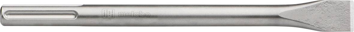 Close-up of a metal flat-head screwdriver tip and shaft.