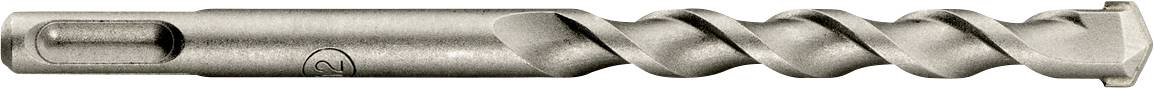 Metal drill bit with a spiral flute and cylindrical shank. Suitable for drilling into metal surfaces.