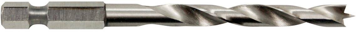 Metal drill bits with spiral blades, suitable for drilling into metal surfaces, showing the cutting and clamping edges.