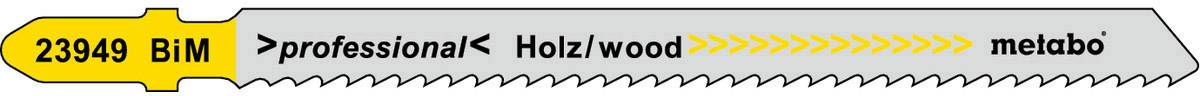 Metabo 623949000 Metabo 5 jigsaw blades, wood 90 5 pc(s)