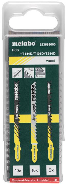 Metabo 623698000 Metabo jigsaw blade set 4 1 pc(s)