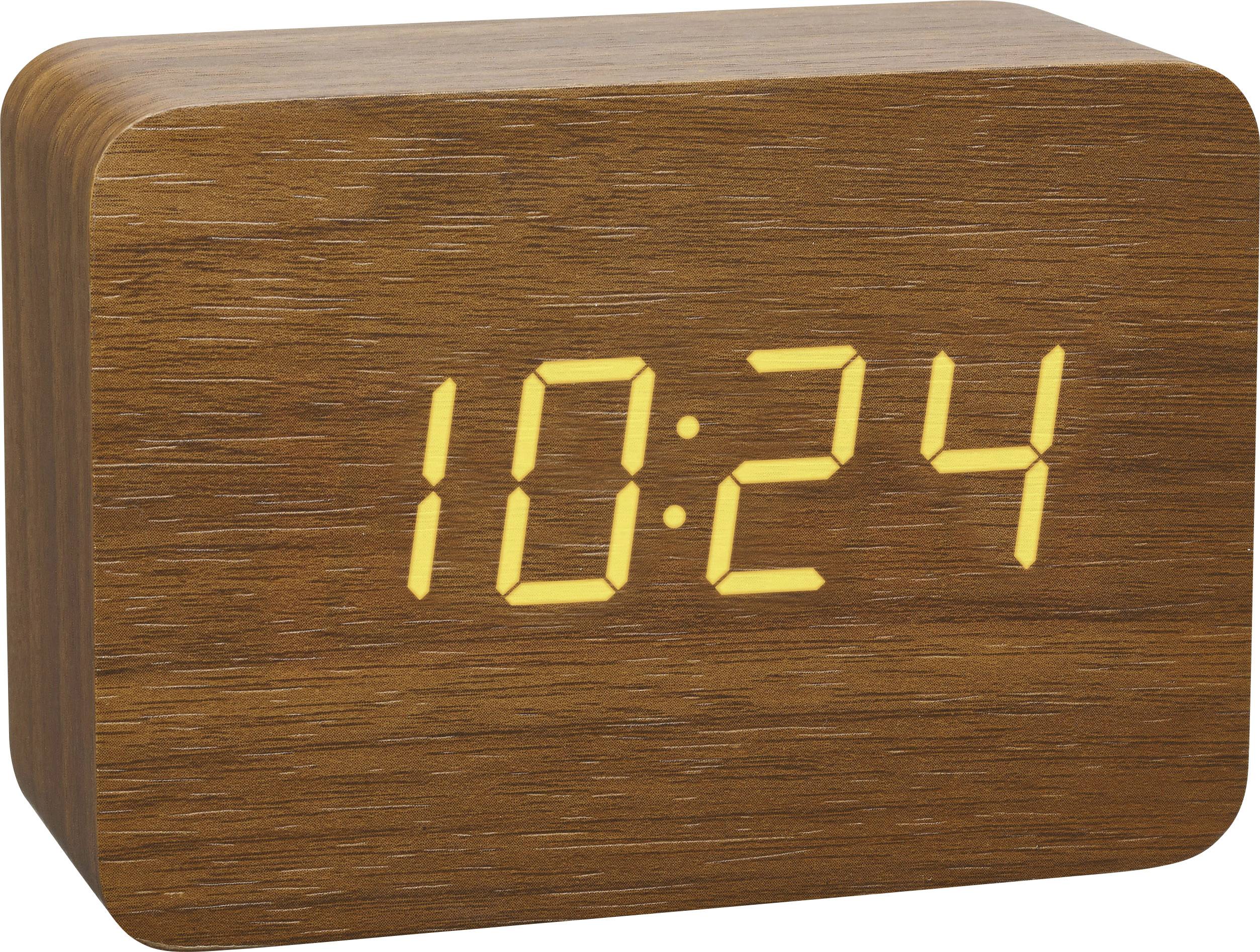 TFA Dostmann 60.2549.08 Radio Alarm clock Wood, Brown Alarm times 1
