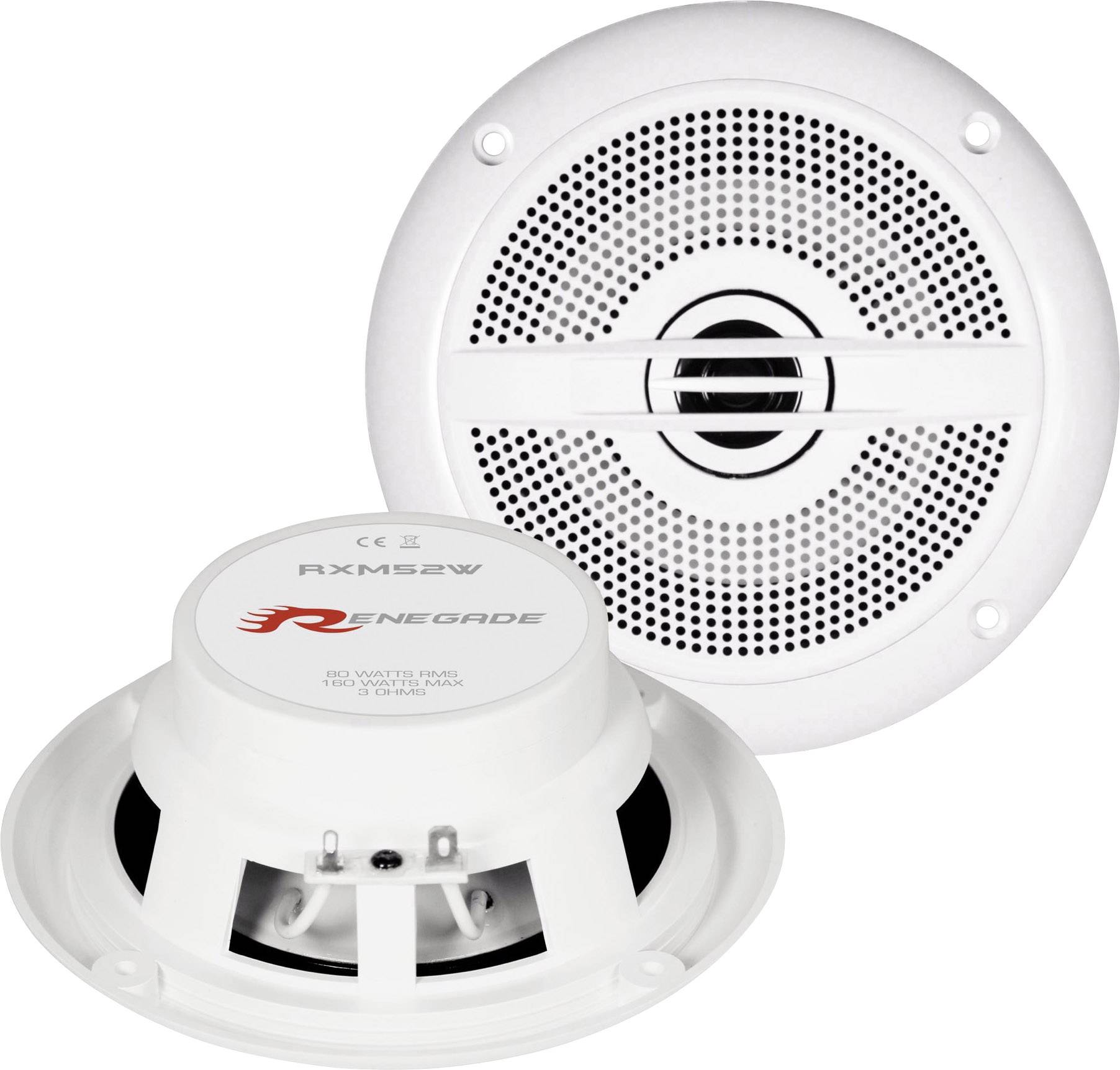 Renegade RXM52W Marine speaker 160 W Content: 1 Pair