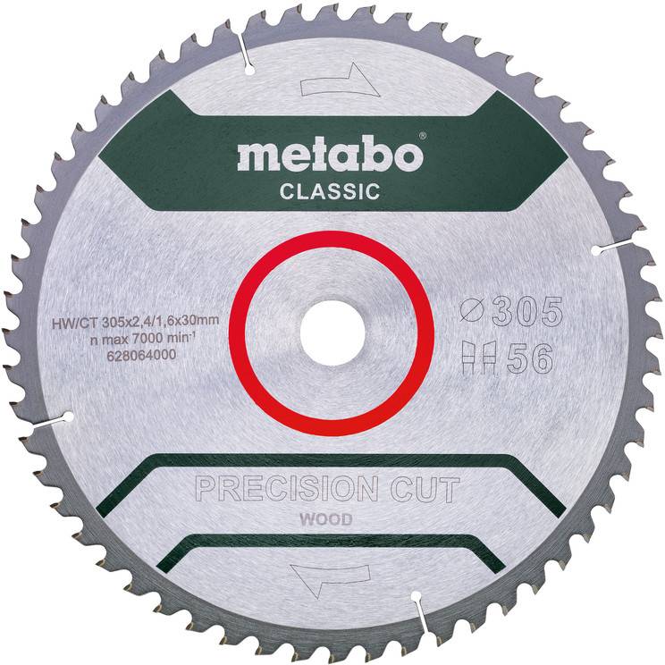 Metabo 628064000 Circular saw blade 305 mm 1 pc(s)