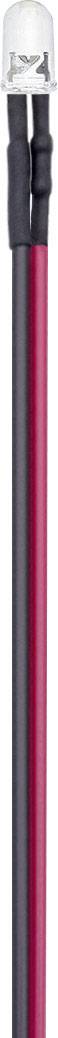 A red and a black cable with metal clips.