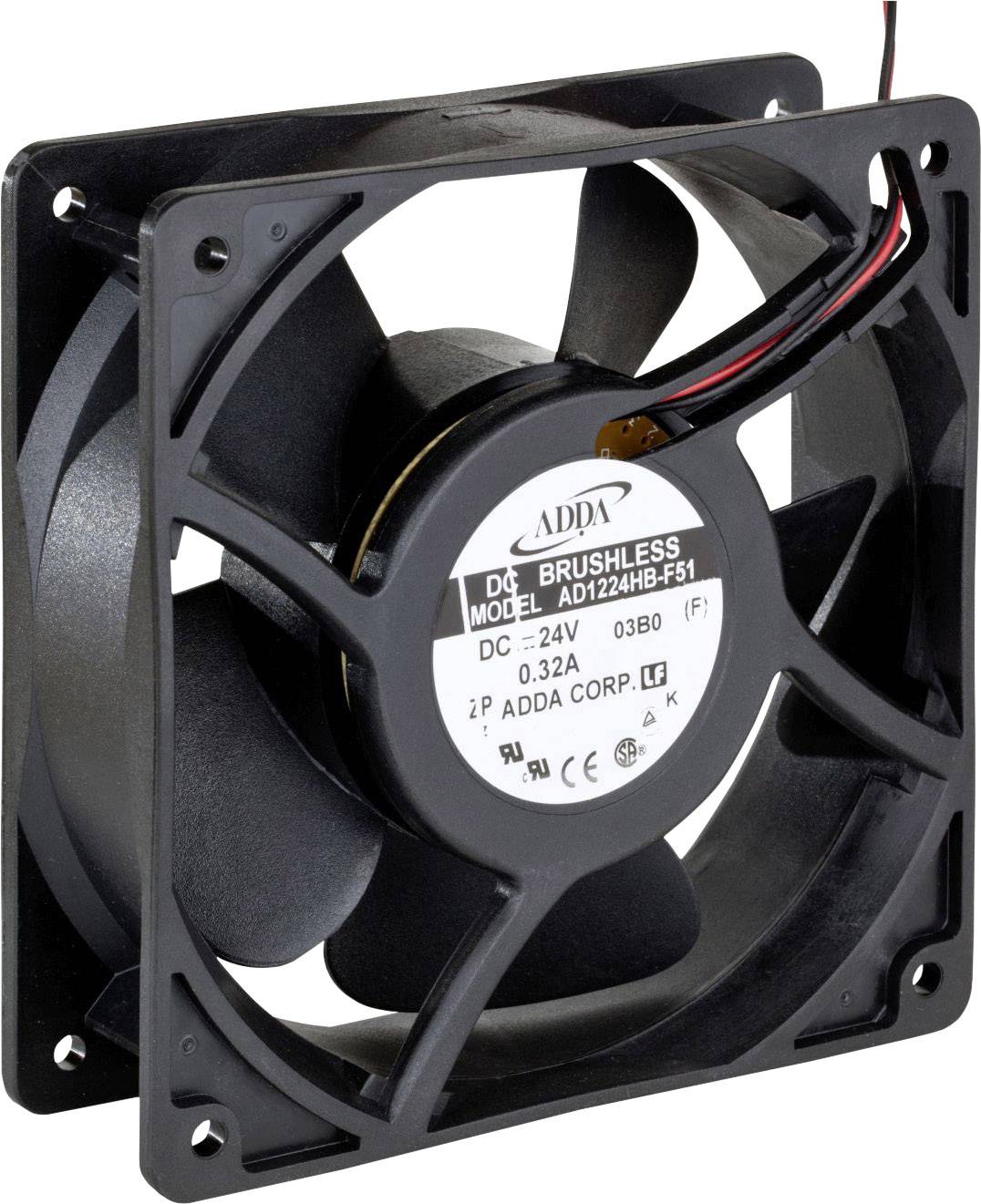SEPA AD1224UB-F5B(N21Q) Axial fan 24 V DC (L x W x H) 120 x 120 x 38.5 mm