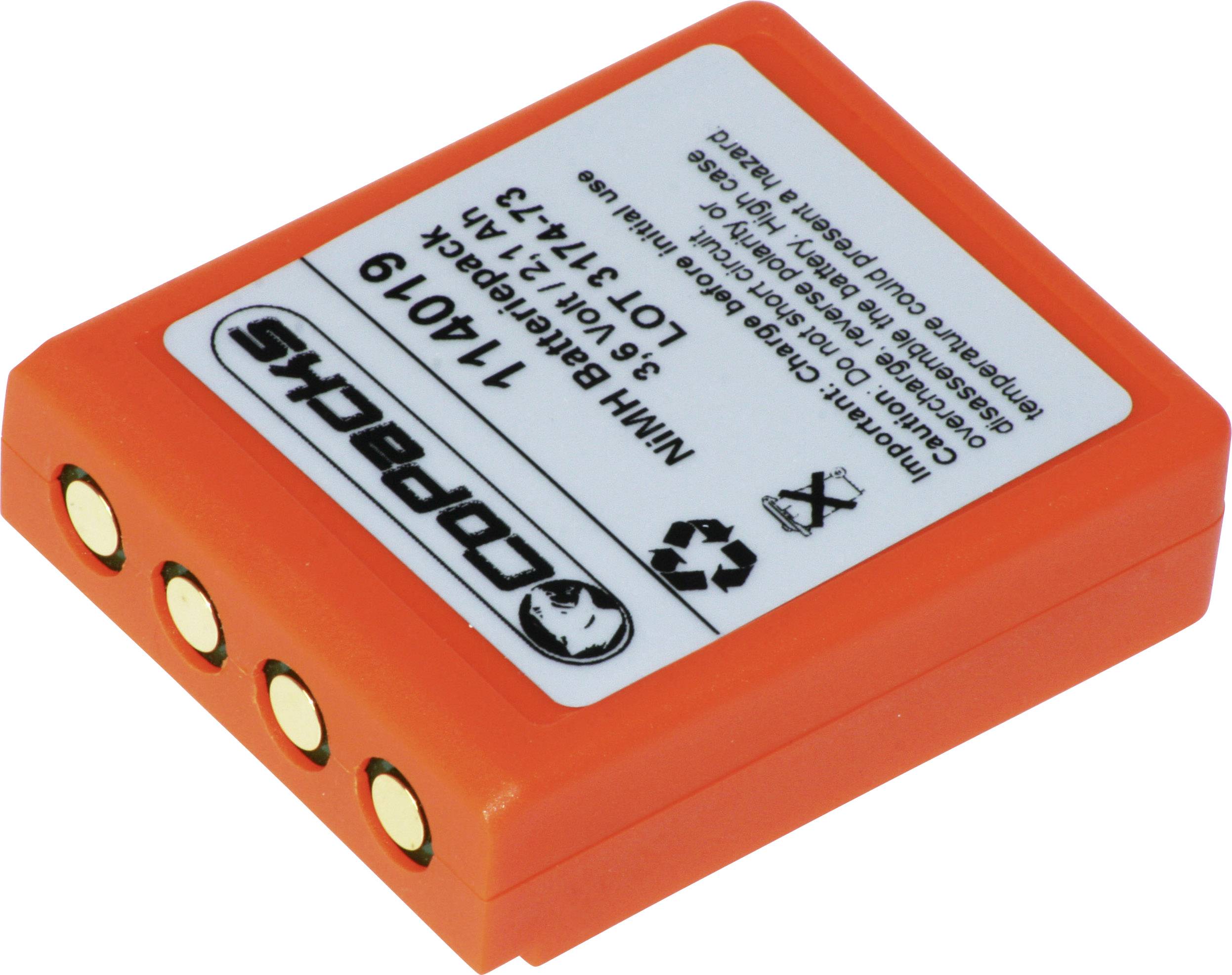 Copacks RV battery 3.6 V 2100 mAh
