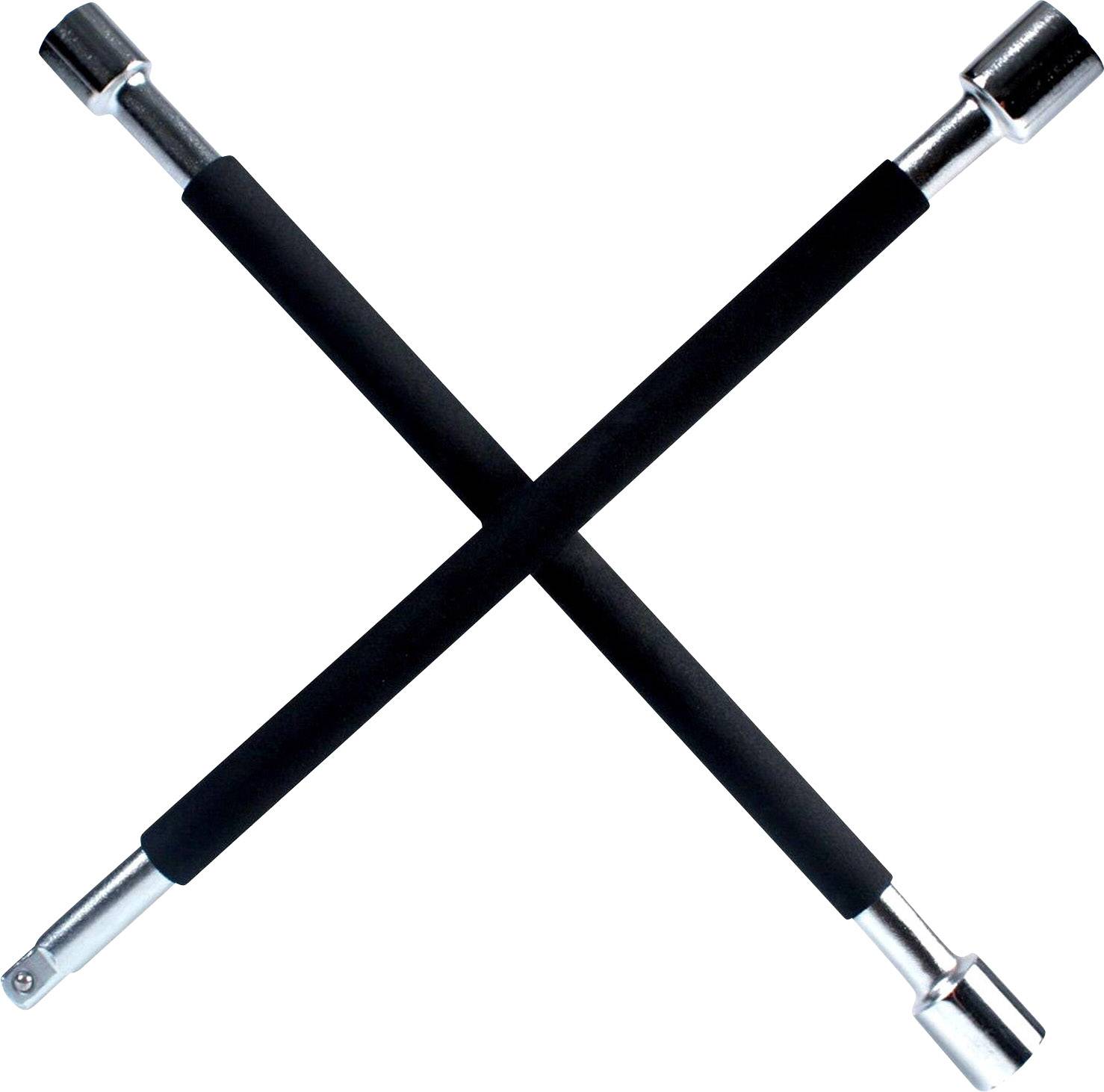 IWH 020870 Four way wheel nut wrench (L x W x H) 375 x 375 x 40 mm 1 pc(s)