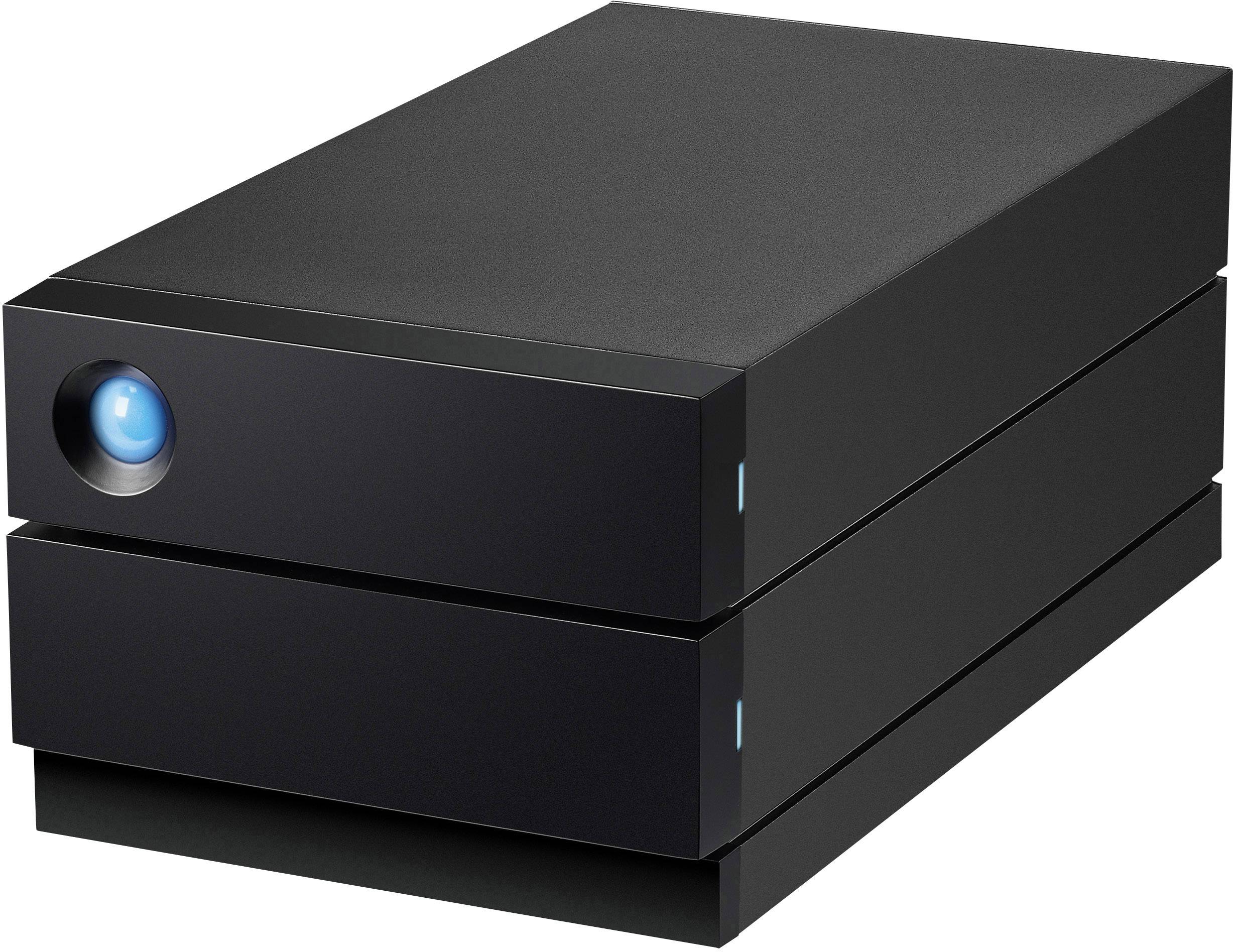 LaCie 2big Raid 8 TB 3.5" external hard drive USB-C™ Black STHJ8000800