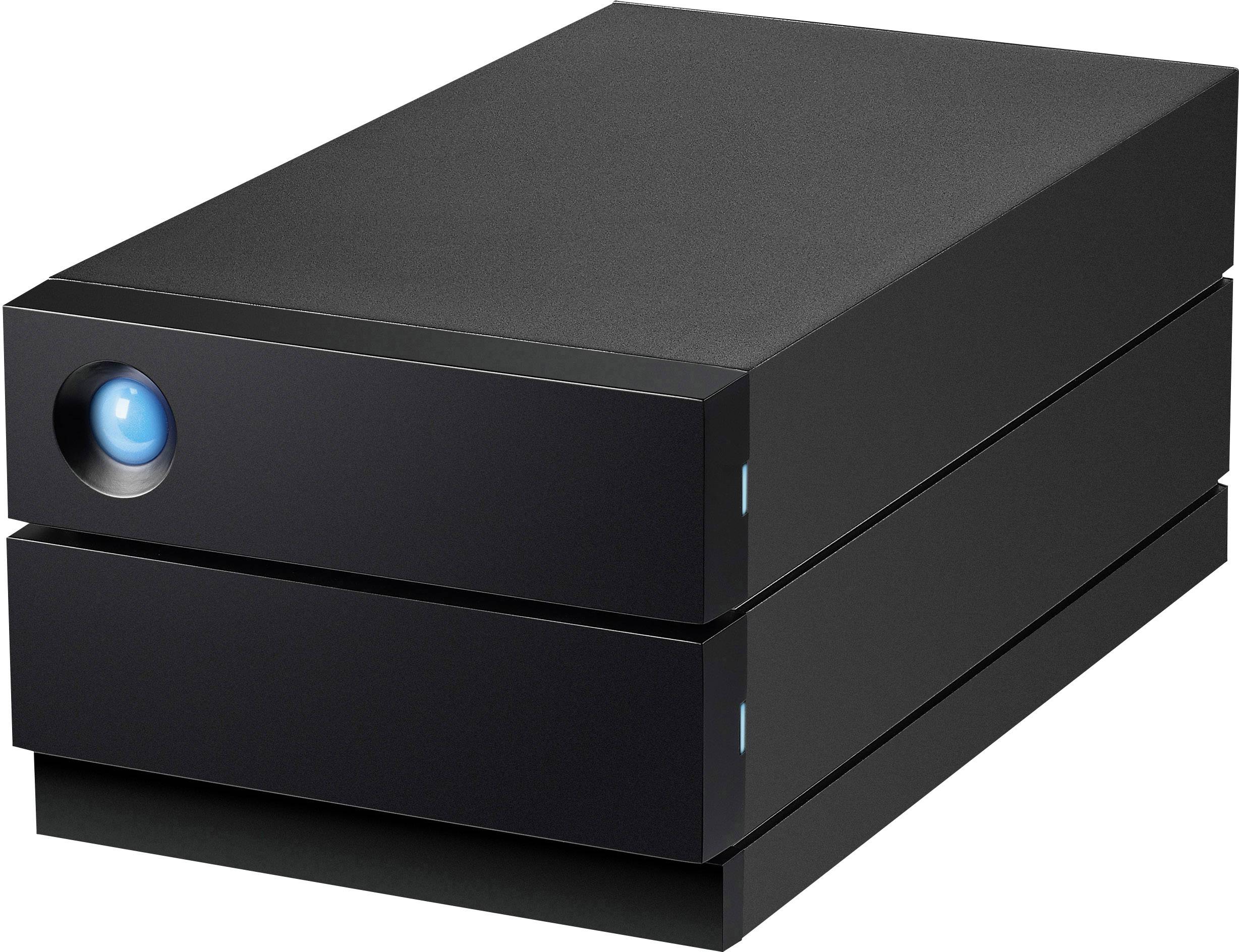 LaCie 2big Raid 16 TB 3.5" external hard drive USB-C® Black STHJ16000800