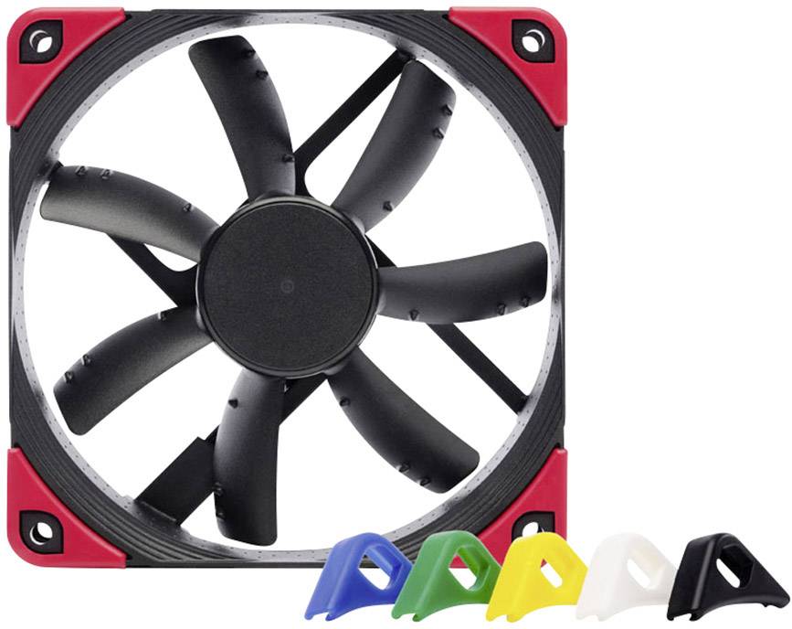 Noctua NF-S12A PWM Chromax.Black.Swap PC fan (W x H x D) 120 x 120 x 25 mm