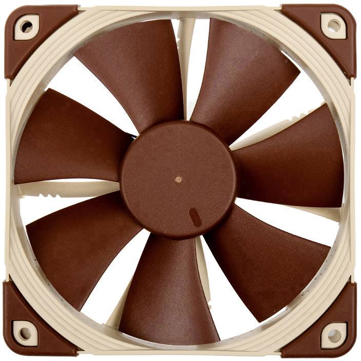 Noctua NF-F12 5V CPU cooler + fan Brown, Beige (W x H x D) 120 x 120 x 25 mm
