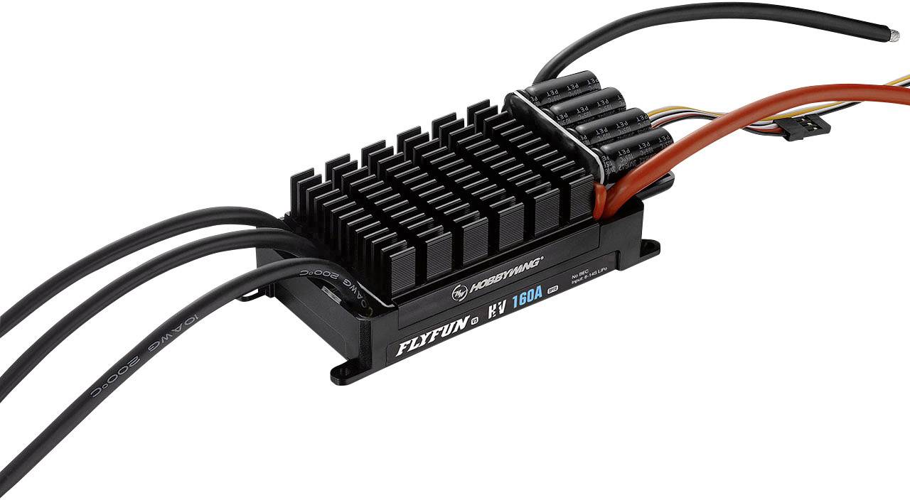 Hobbywing FlyFun V5 160A Model aircraft brushless motor controller Load (Amp max.): 200 A