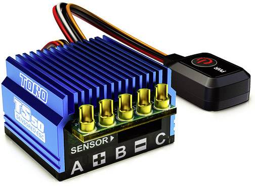 SKYRC Toro TS50 Model car brushless speed control Load (Amp max.): 300 A