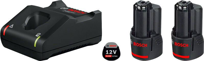 Bosch Professional 1600A019RD GAL 12V-40 + 2x GBA 12V 3.0Ah Tool battery and charger 12 V 3 Ah Li-ion