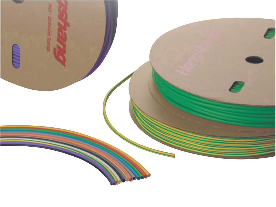 Hongshang ART001952 Heatshrink w/o adhesive Black 16 mm 8 mm Shrinkage:2:1 Sold per metre