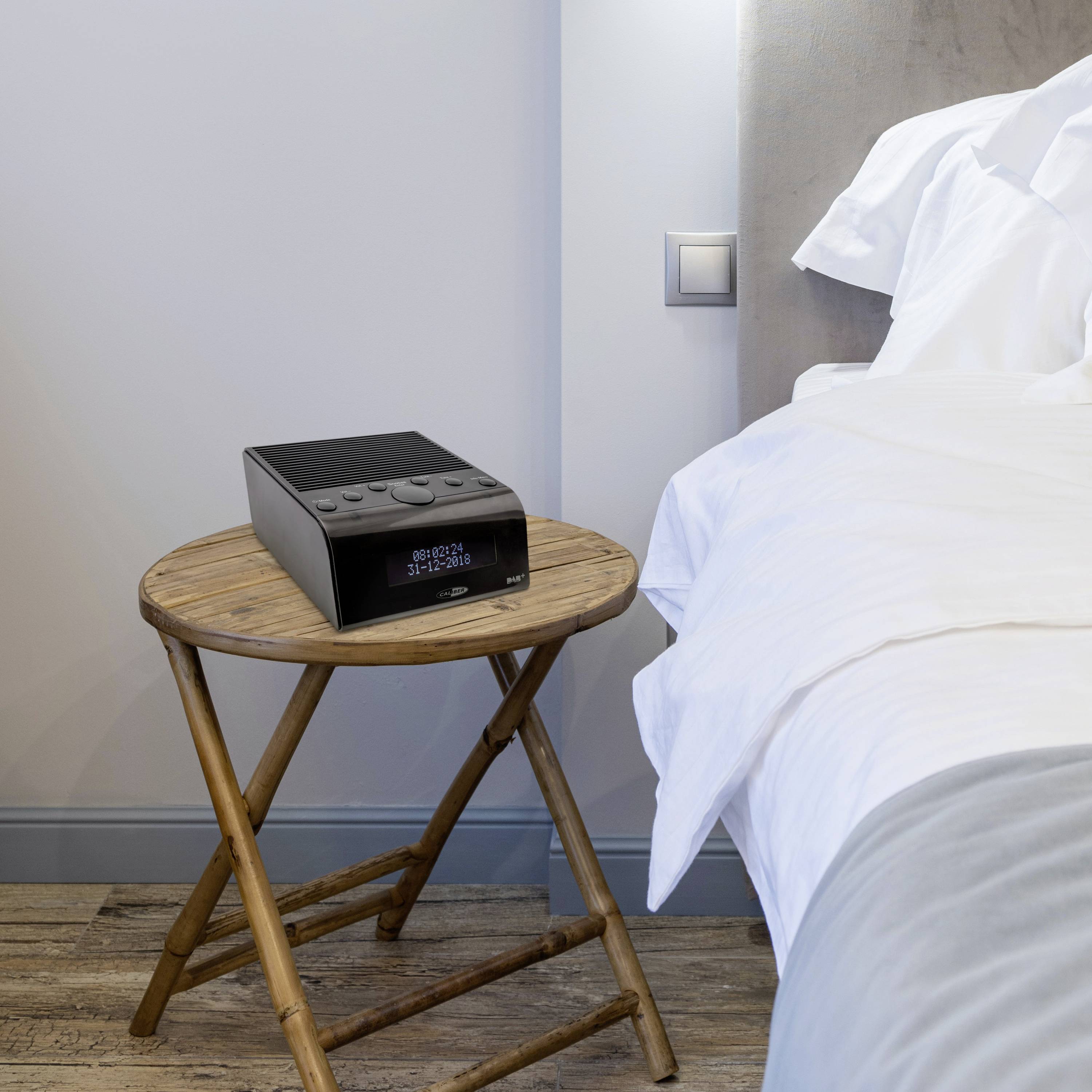 Caliber HCG011DAB Radio alarm clock DAB+, FM Black