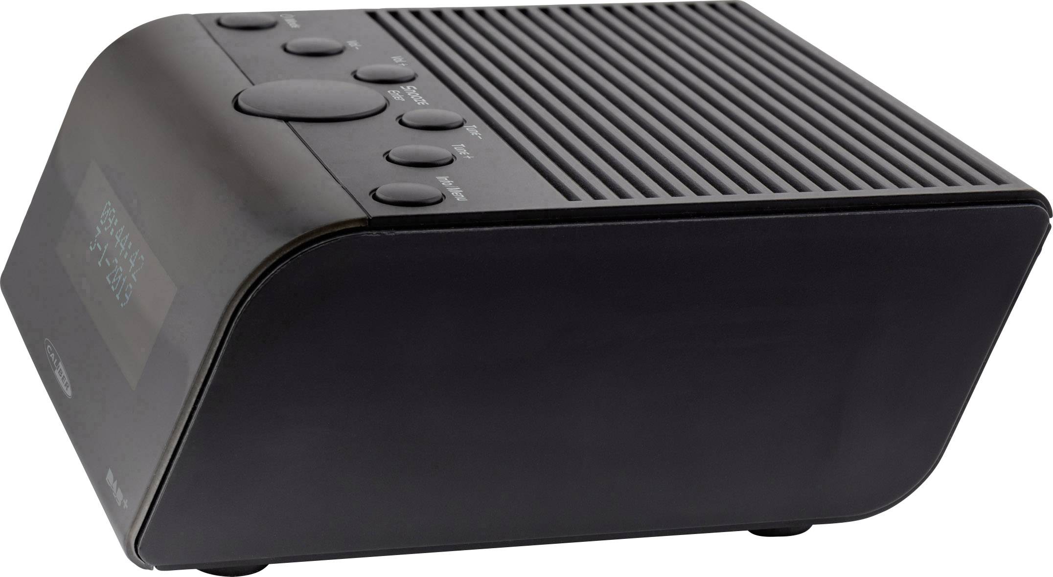 Caliber HCG011DAB Radio alarm clock DAB+, FM Black