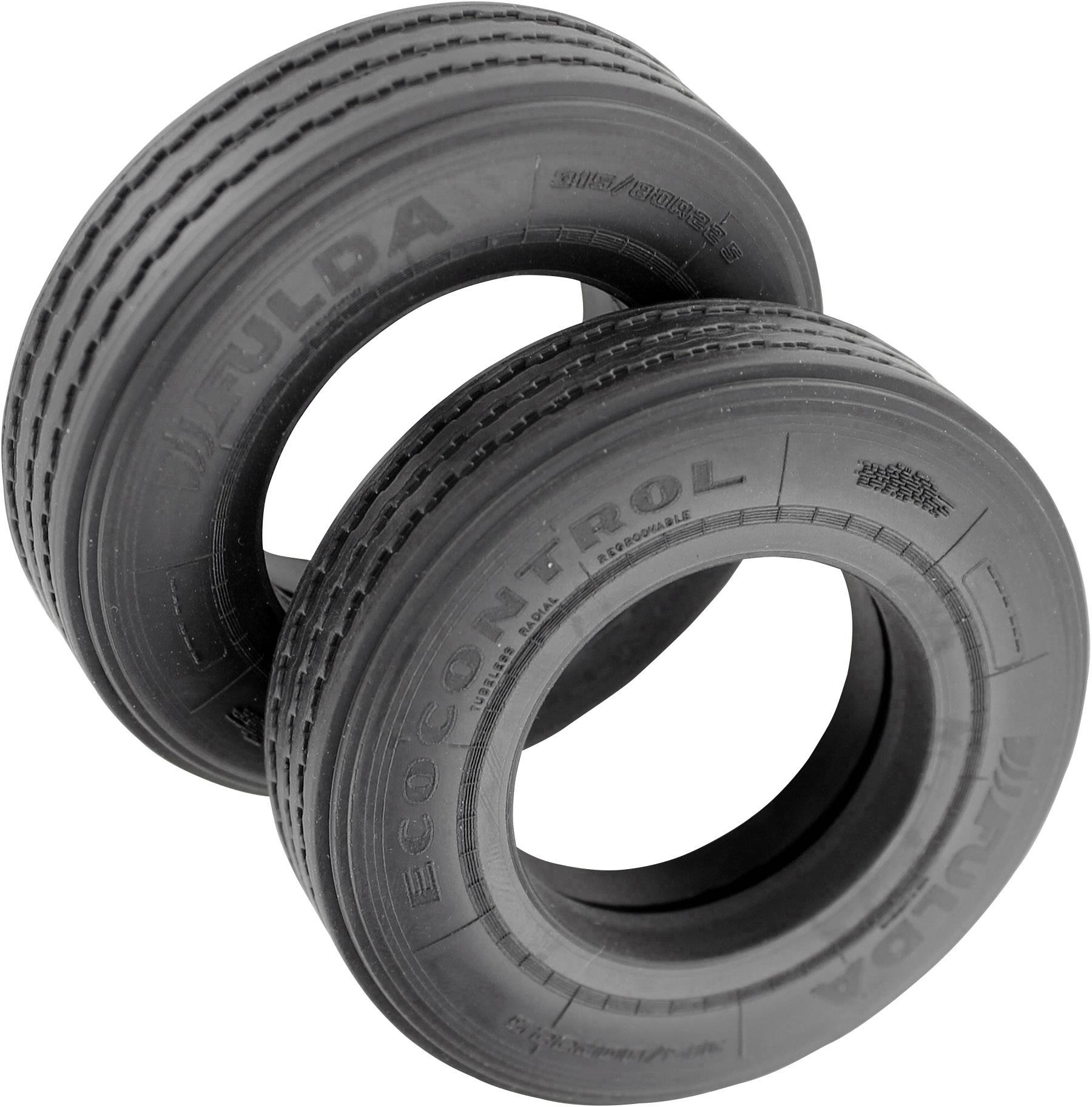 Veroma 1:16 HGV Tyres 19 mm Road Tread 2 pc(s)