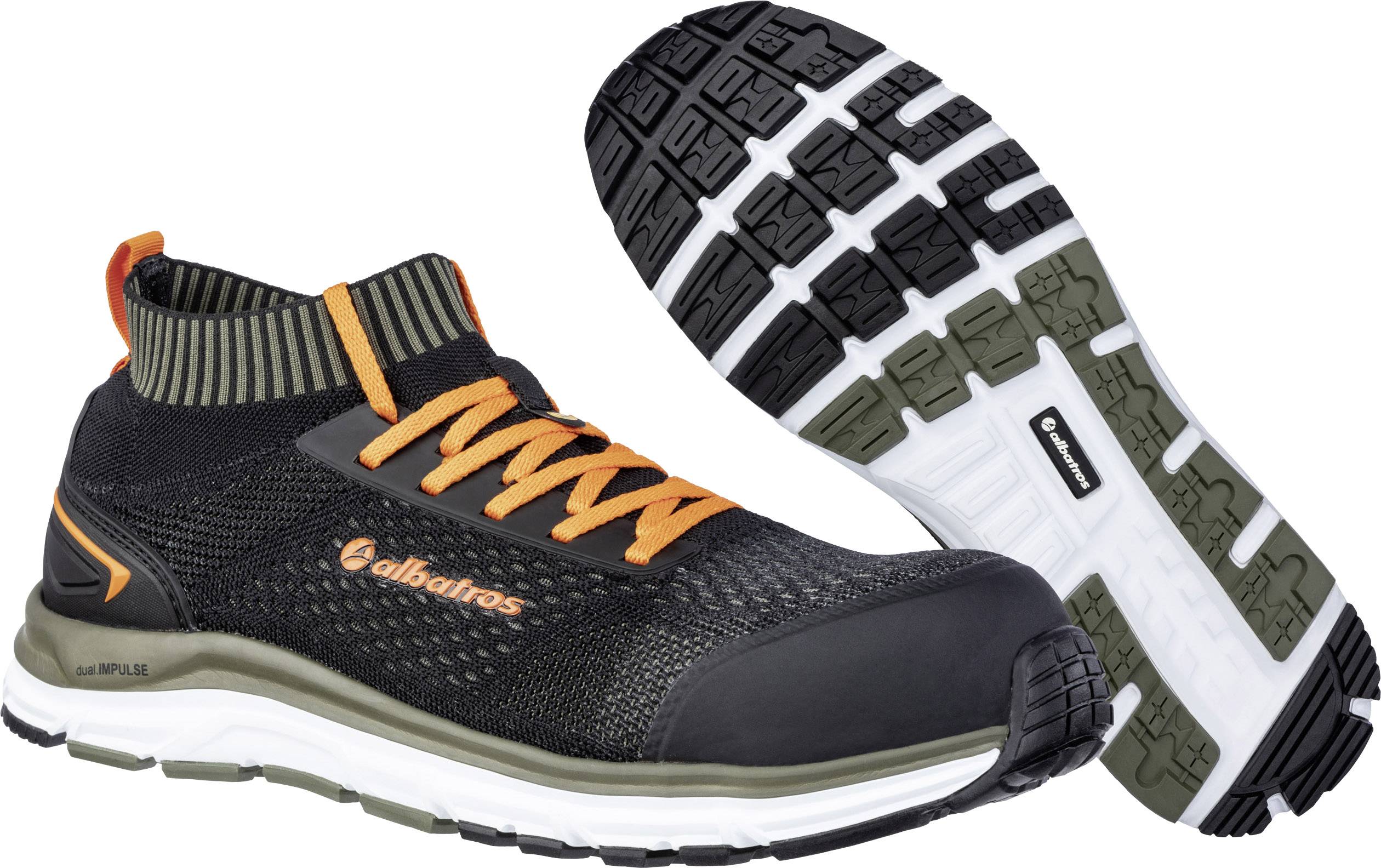 Albatros ULTIMATE IMPULSE OLIVE LOW 646730-40 ESD Protective footwear S1P Shoe size (EU): 40 Black, Olive, Orange 1 pc(s)
