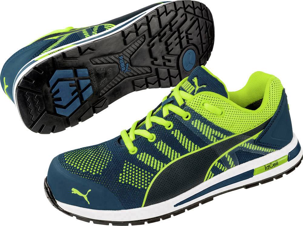 PUMA Elevate Knit Green Low 643170-47 Protective footwear S1P Shoe size (EU): 47 Green, Yellow 1 pc(s)